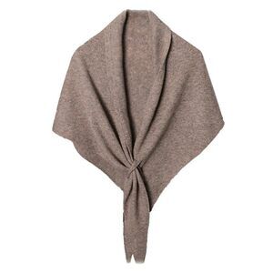 5295 Shawl And Wrap For Women Woolen Large Triangle Scarf Warm Soft Knitted